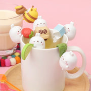 【Promotion】 Molang Rabbit - Afternoon Tea Series Cup Hanger Blind Box Mystery Box Toy Figure