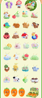 【Fluffy】Pulling the Carrot Childhood Farm Fridge Magnet Mystery Bag Blind Bag