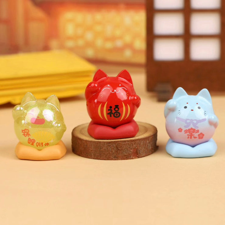 Wish Cat Fortune Cat Bean Mystery Bag Blind Bag Toy Figure