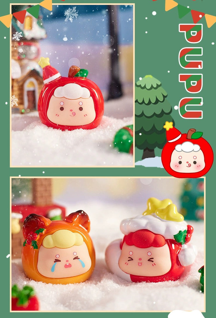 【Christmas】PUPU Christmas Carnival Bean Charm Mini Figure Blind Bag Mystery Bag Sweet Fairy