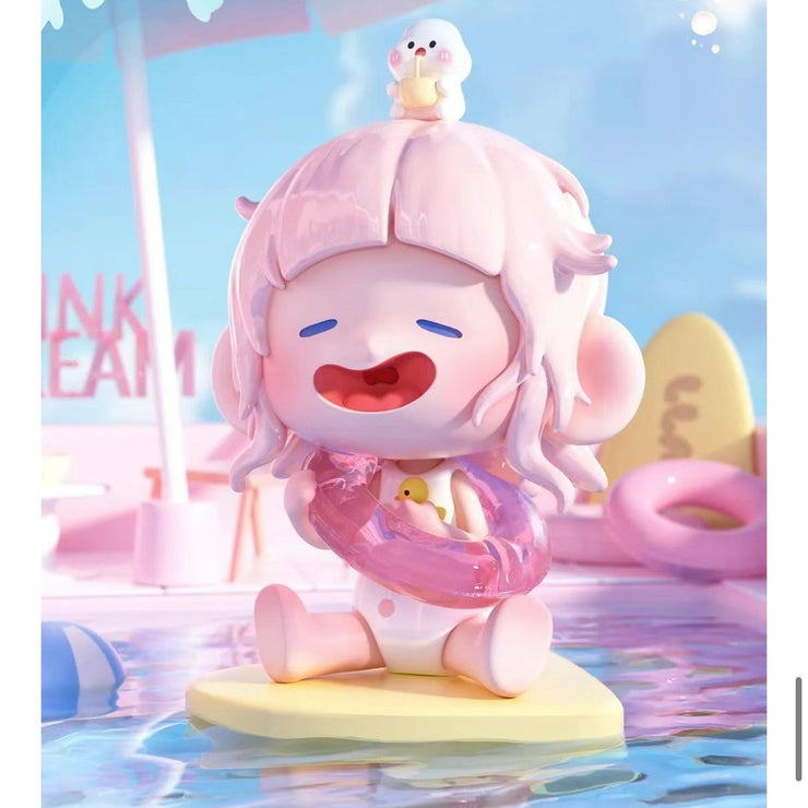 Lazy Lanlan- Pink Dream Series Mystery Box Blind Box Toy Figure