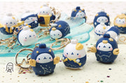 【Promotion】 Molang Rabbit - Star Sign Series Key Ring Key Chain Toy Figure