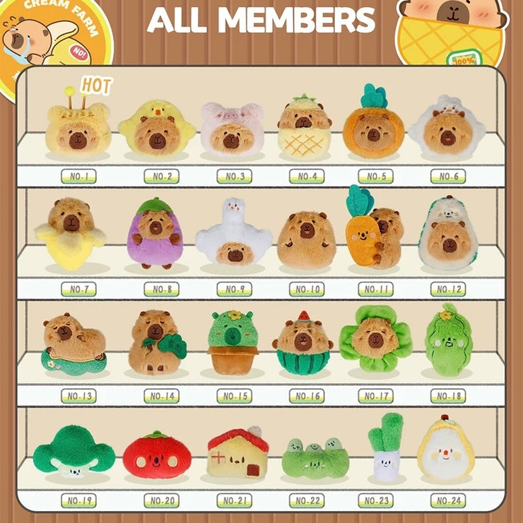 【Fluffy】Capybara Fridge Magnet Mystery Bag Blind Bag