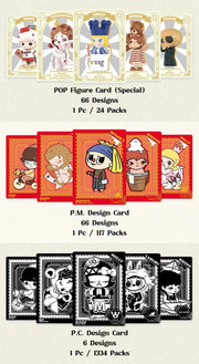 POP Card - Art & Life Trading Cards Series Mystery Bag Blind Bag Popcard