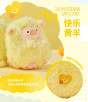 (Free Shipping) Lulu the Piggy Plush - Rainbow Sheep Series Mystery Box Blind Box Toy Figure