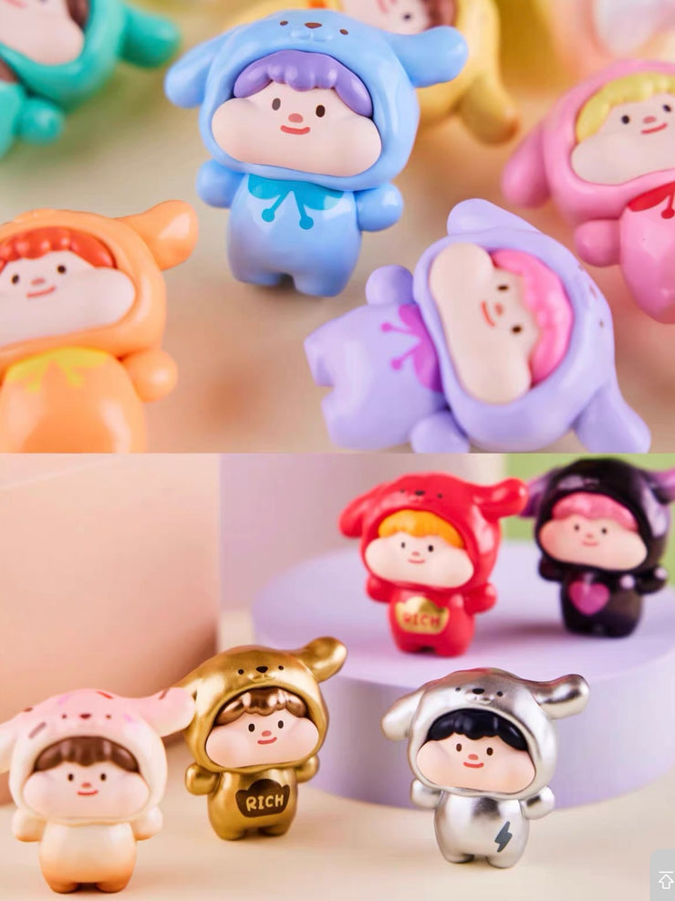 Meat Ball Bean -  Cotton Candy Puppy Dog Series Mini Blind Bag