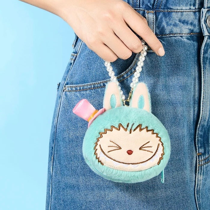 【Plush】Labubu The Monsters Party - Flip Fun Series Mystery Box Blind Box Toy Figure Key Ring Purse