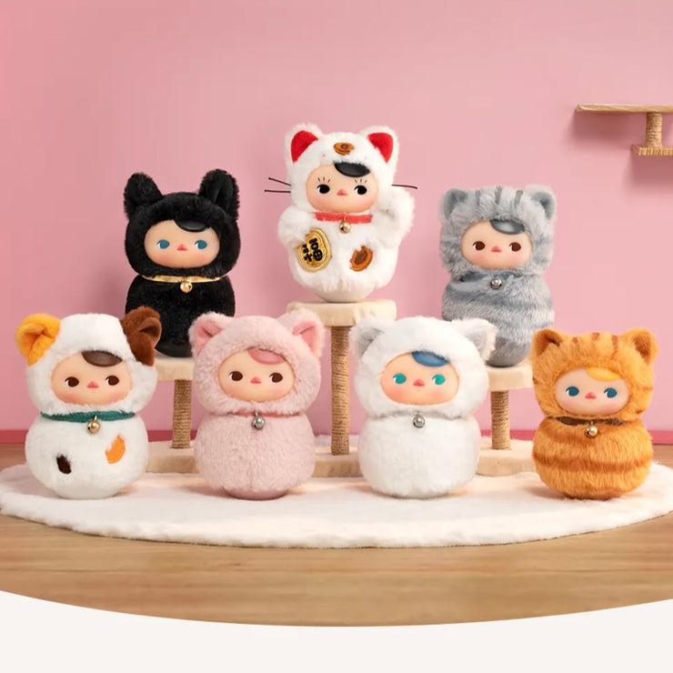 Pucky Vinyl Face Plush - Roly Poly Kitty Cat Tumbler Series Mystery Box Blind Box Toy Figure