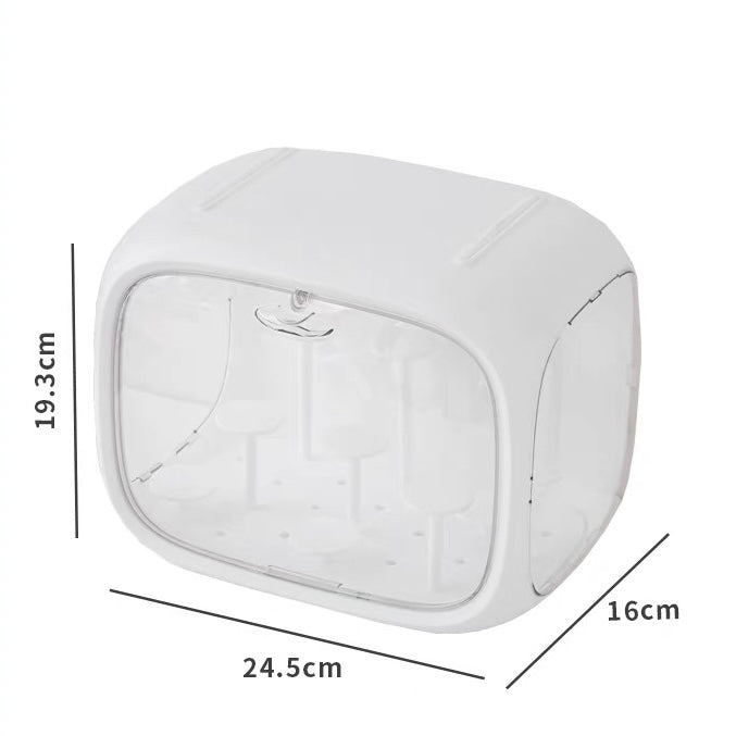 Display Box - Capsule Shape Toy Figure Case Poo Poo Apartment