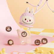 【Popland Beijing Limit】Popcorn Bean Set - Skullpanda Labubu Pucky Dimoo Molly Bottle Hanging Card