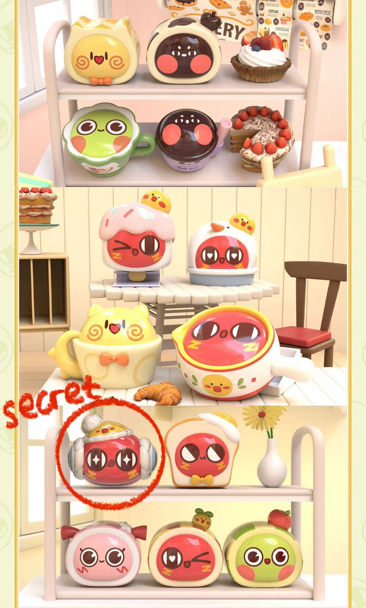 Red Bean 3 - Afternoon Tea Dessert Series Charm Blind Bag Mystery Bag Mini Toy Figure