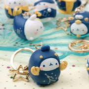 【Promotion】 Molang Rabbit - Star Sign Series Key Ring Key Chain Toy Figure