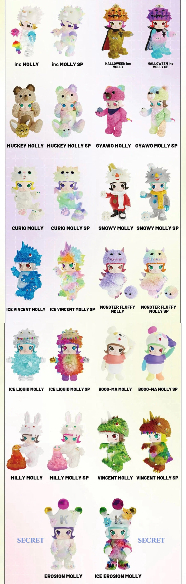 Molly - Erosion Molly Costume Series Mystery Box Blind Box Toy Figure