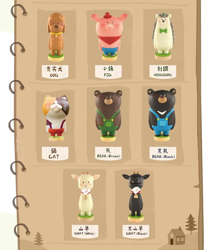 【Flash Sale】Animal Friends Series Mystery Box Blind Box Toy Figure