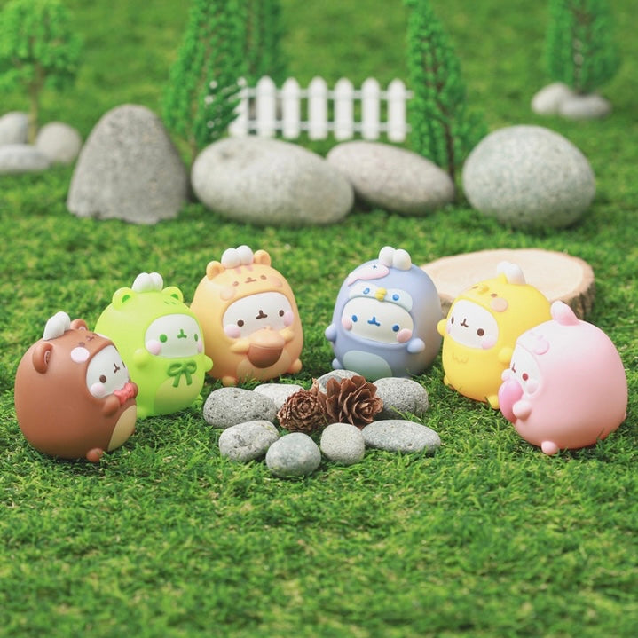 【Promotion】 Molang Rabbit - Animal Series Blind Box Mystery Box Toy Figure