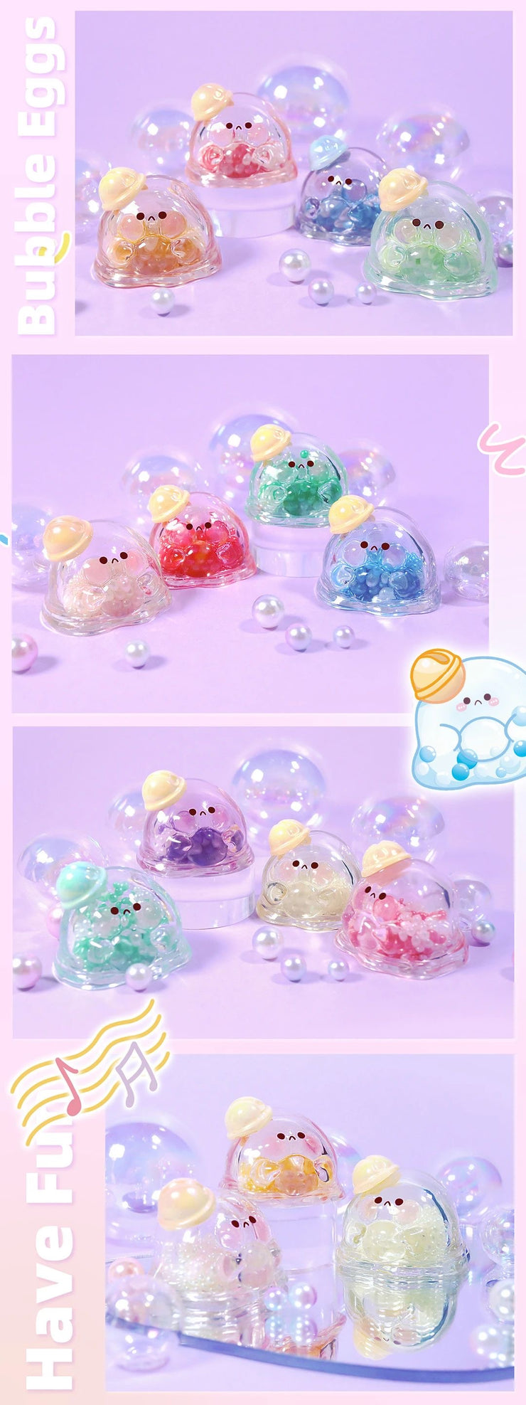 Bubble Egg Mini Bean - Iridescent Party Series Blind Bag