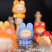 【Limited】Amlls Rabbit Bean 3 - Vintage Sweetheart Bunny Series Mystery Box Blind Box Toy Figure