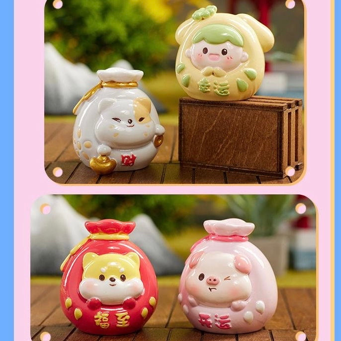 Fortune Bag Bean Blind Bag Fortune Comes Series Mini Charm