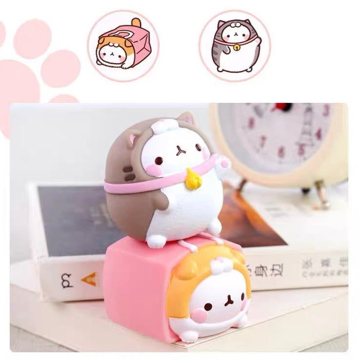 Molang Rabbit 5 - Cat Cosplay Series Mystery Box Blind Box Toy Figure