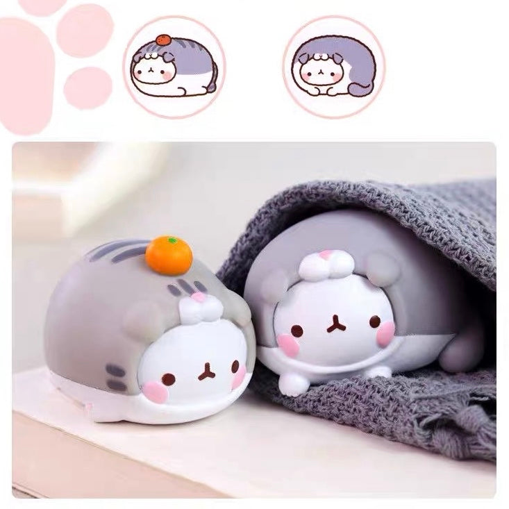 Molang Rabbit 5 - Cat Cosplay Series Mystery Box Blind Box Toy Figure