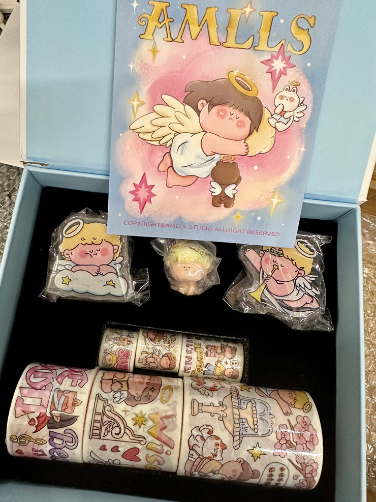 【2800 Sets Limited!!!】Amlls Angel Journal Gift Set - Contain 1 PC Limited Angel Bean