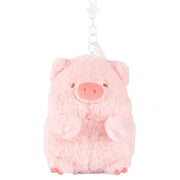 Lulu the Piggy - Farmer / Celebration / Hamburger Keychain Pendant Ornament