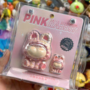 【Limited】Amlls Bunny Pink Rabbit Purple Rabbit Hanging Card Toy Figure