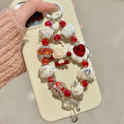 【Handmade Custom Beads】Phone Chain Bag Chain Key Ring Ornament Skullpanda Dimoo