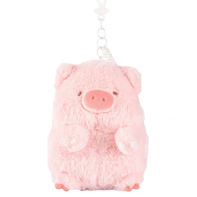 Lulu the Piggy - Farmer / Celebration / Hamburger Keychain Pendant Ornament