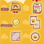 【Pre-order 3 Days】RiCO Burger Plush Big Size Toy