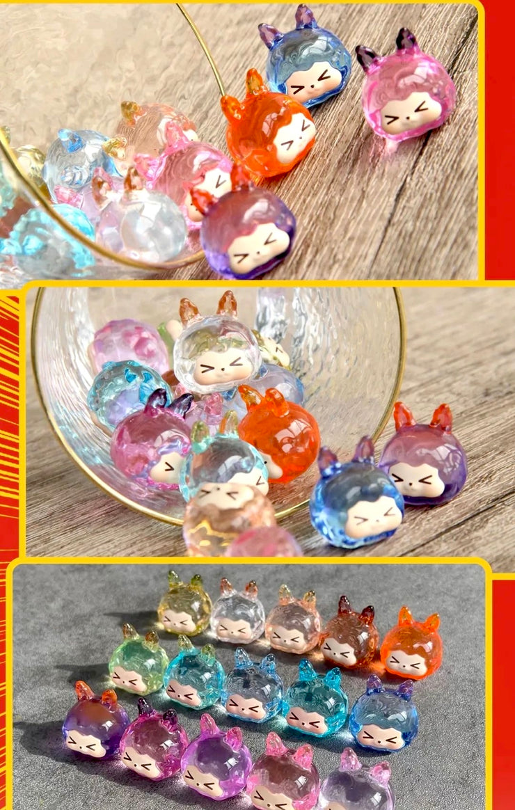 Kiki Bean - Sugar Head Crystal Rainbow Mini Charms Blind Bag Jar