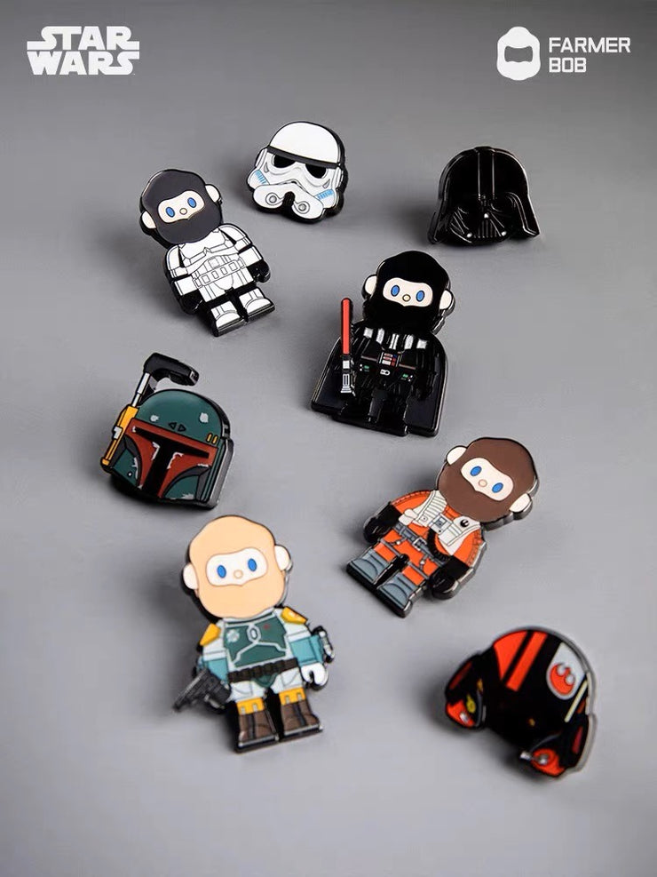 Farmer Bob Badge - Star War Find the Force Series Mystery Box Blind Box Badge Pin