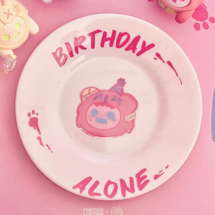 【Limited Accessory 】Shinwoo - Birthday Alone Plate / Plush Toy