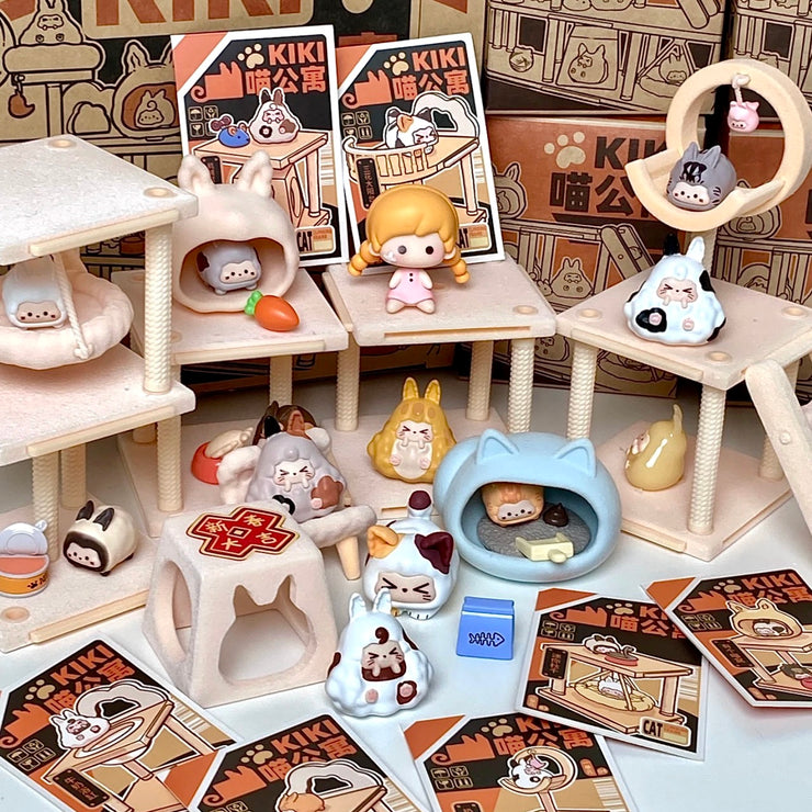 Kiki - Meow Apartment Kitty Apartment Cat Apartment Series Mystery Box Blind Box Toy Figure