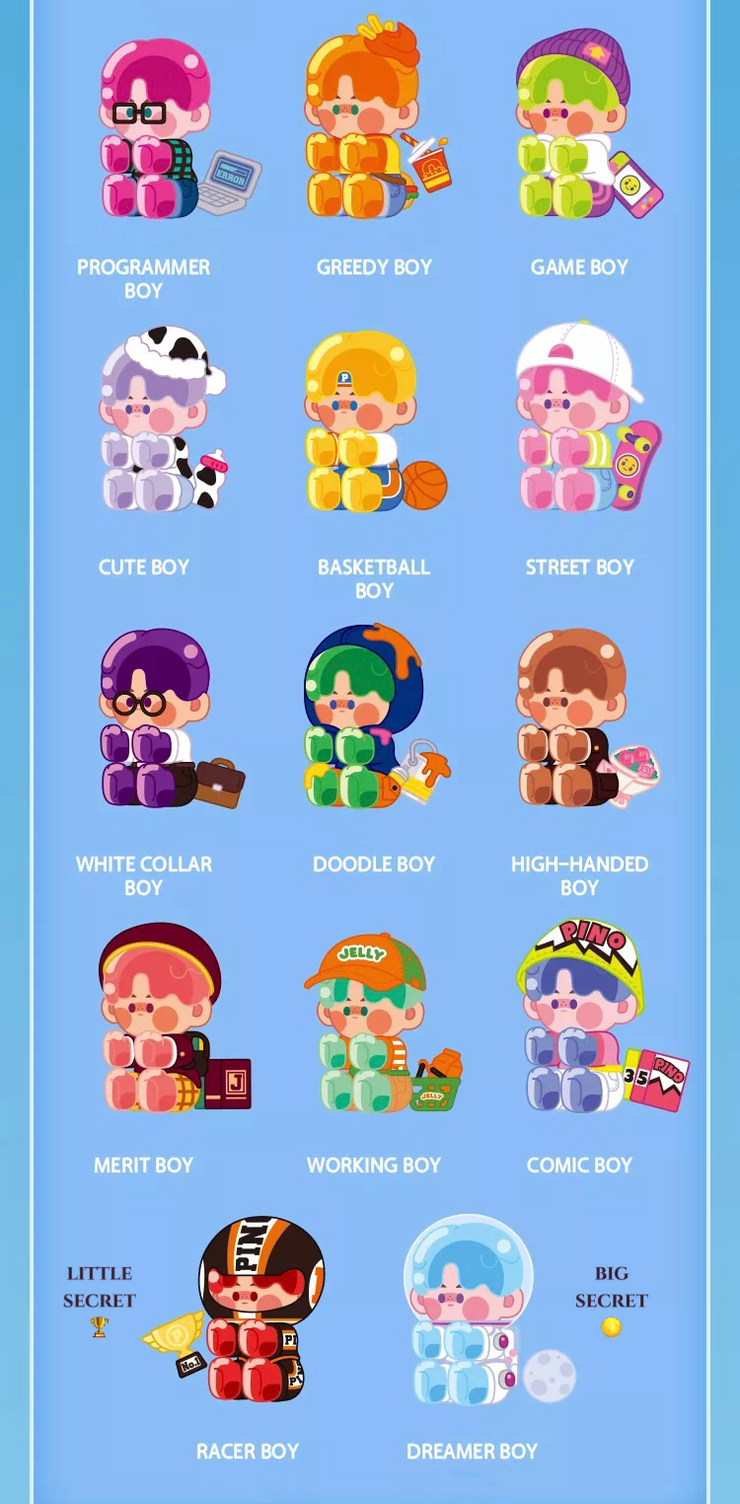 【Discontinued】PinoJelly 1 - Your Boy Series Mystery Box Blind Box Toy Figure